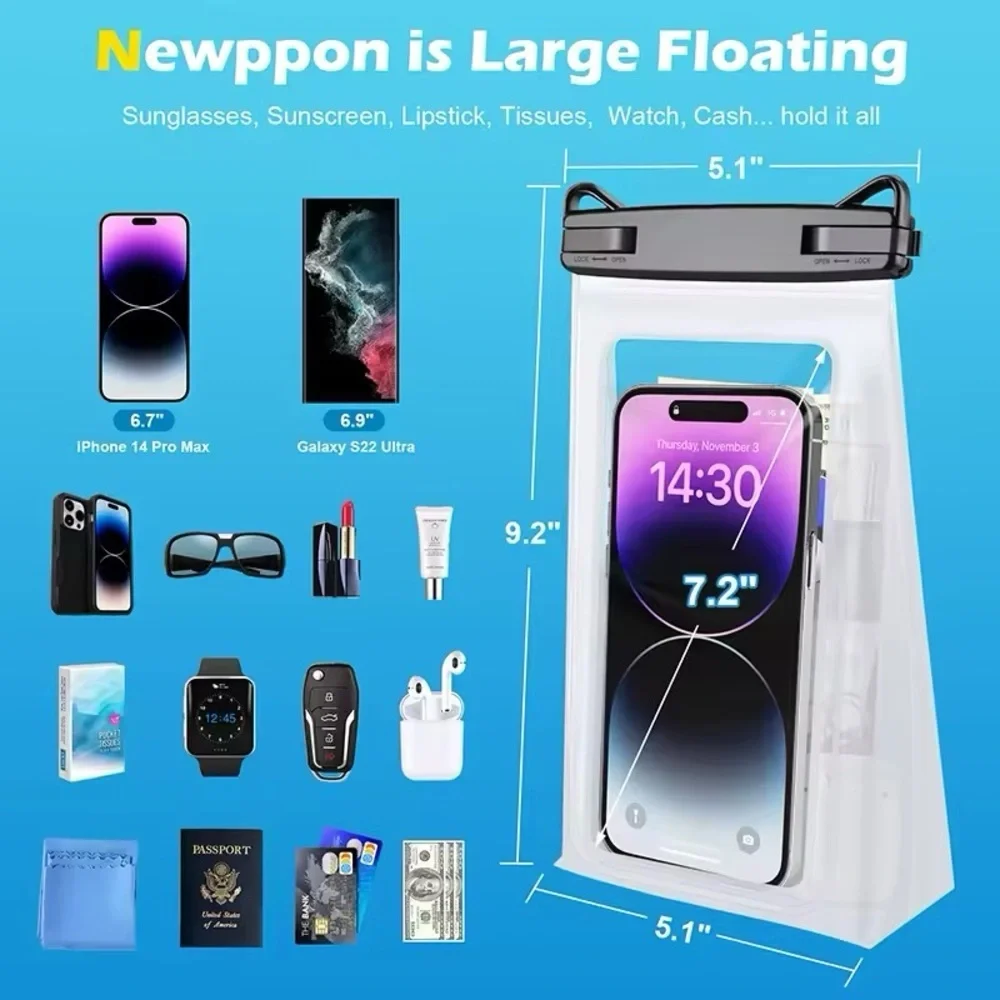 Cell Phone Travel Accessories/ charger, Airplane phone holder, waterproo…